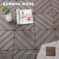 Waterproof Garden Swimming Pool DIY Plastic Base Interlocking Floor WPC Composite Teak Wood Decking Tiles